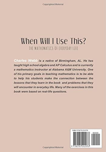 Miniatura 2 de When Will I Use This The Mathematics of Everyday Life