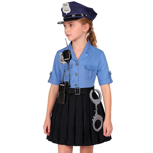 Disfraz de Policía para Niñas 9-10 Años KIDIN miniatura 6