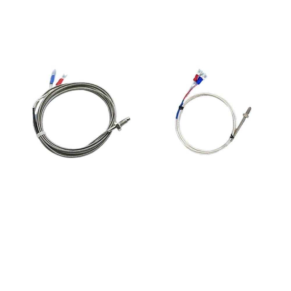 Gewinde M6 Schraube Sonde Temperatur Sensor Thermoelement KJE PT100 Typ 0-400 ℃ 1/2/3/4/5m Lange Kabel PID Controller Thermometer(M6 PT100 4M)