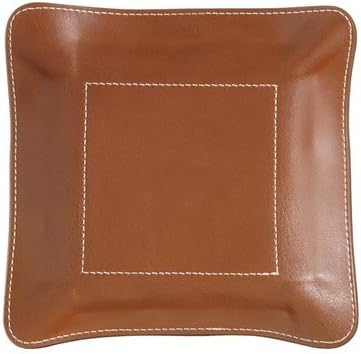 Leather Change Base Accessory Tray Color: Bridle Tan