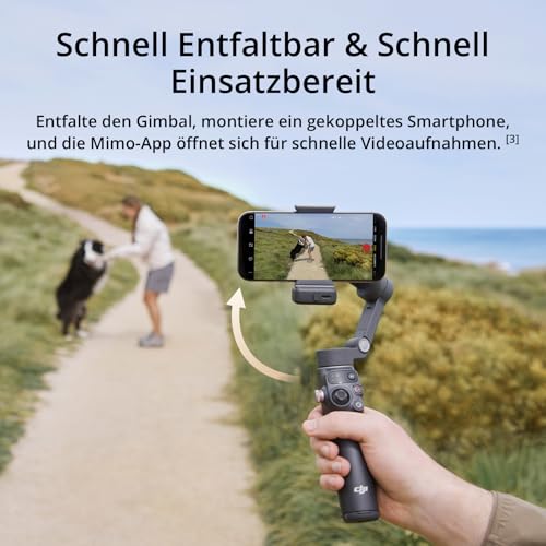 DJI Osmo Mobile 7P Gimbal-Stabilisator (iPhone/Android), Natives Tracking – Ansicht 4
