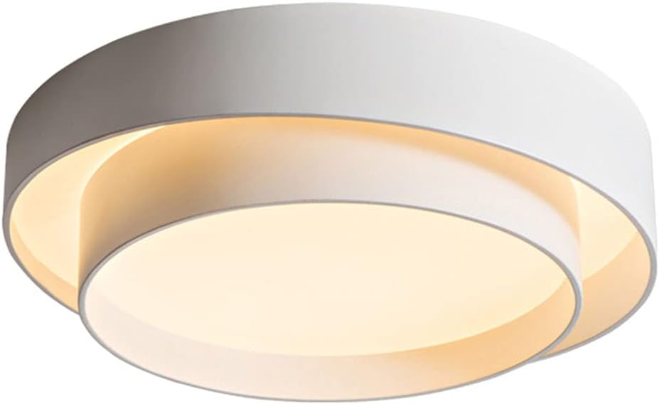 Photo 1 of  Simple Style Ceiling Lamp Decorative LED Three-Color Dimming Close to Ceiling Light Flush Mount Lighting Fixture Bedroom Living Room Study Children's Lamp 