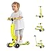 Balakaka Monopattino per Bambini 3-in-1, Monopattino 3 Ruote con Sedile Estraibile & Manubrio Regolabile in Altezza, Scooter per Bambini, Monopattino Bambini 1+ Anni, Regalo per Bambini