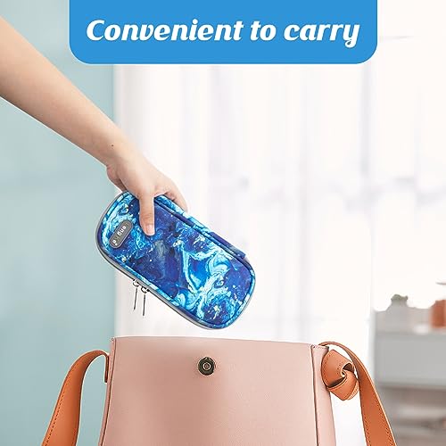 Image of YOUSHARES Insulin Cooler Travel Case - Portable Refrigerated Medicine Case for Insulin Pen, Medication and Diabetic Supplies with 2 TSA Approved Ice Pack
