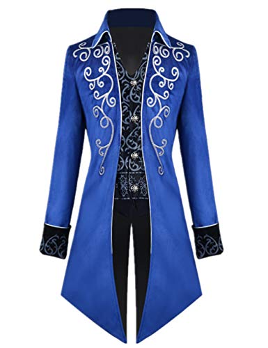 Crubelon Steampunk Vintage Tailcoat Jacket Gótico Victorian