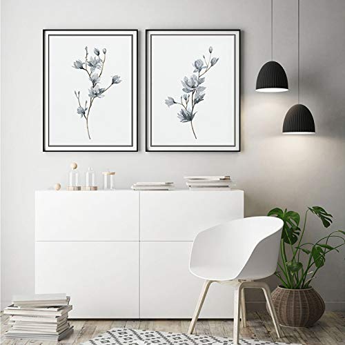 Affiche Nordique Toile Plantes Succulentes 40x50cm Déco Durable Résistante à Humidité