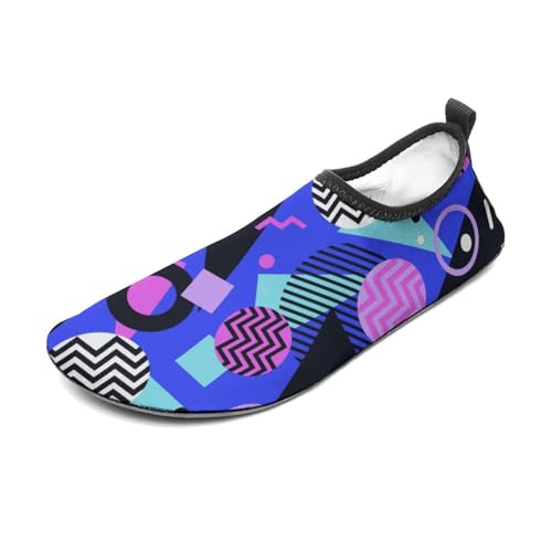 Retro 80s 90s Water Shoes Outdoor Beach Swimming Aqua Socks Barefoot Shoes