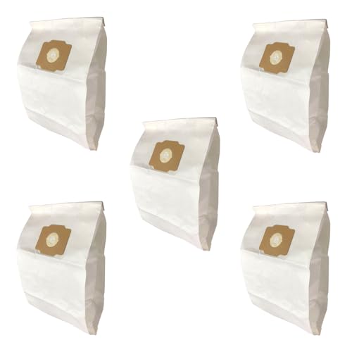 GULUANT 5 Pack Replacement 110056 Central Vacuum Cleaner Bag for Frigidaire FGC460SQ FGCV315SQ FGCV319SQ FCV520S FCV212S for Eureka CV-Mini-CV312OF CV5500-CV3121H CV6500I-CV3291L CVS5000 Models