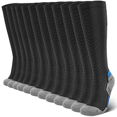 (6 Pairs) Black With Egyptian Blue