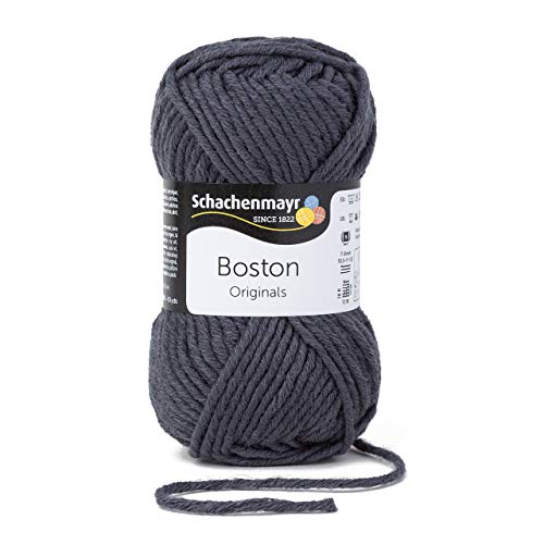 Schachenmayr Smiles 9807564 - Lana para Tejer, 100 m, Lana, Gris, 15 x 8 x 8 cm