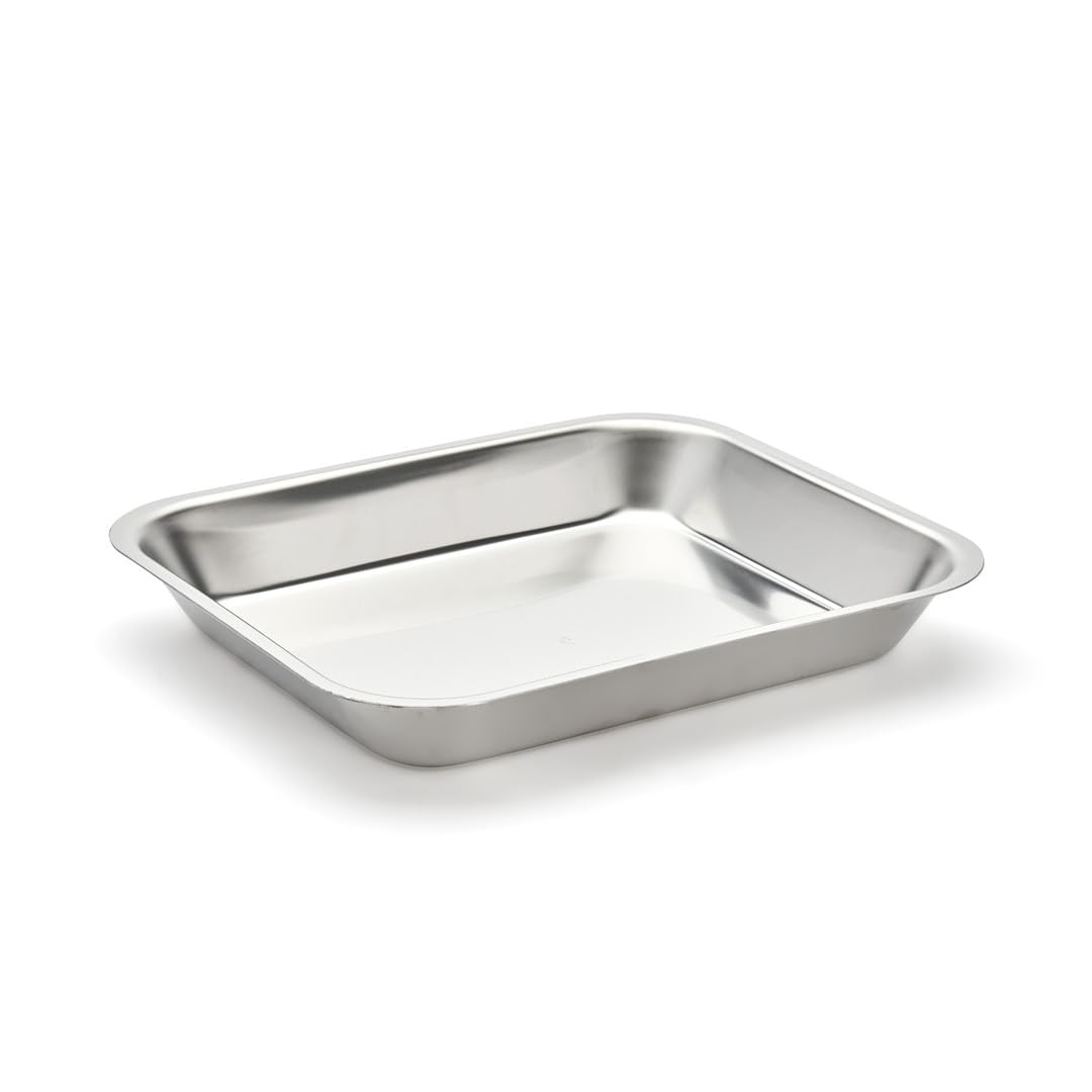 Plat à mariner inox de Buyer Outdoor 27x22x4cm argent 3283.27