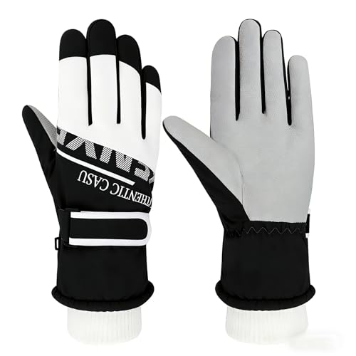 Guantes de esquí para mujer con pantalla táctil e invierno activo