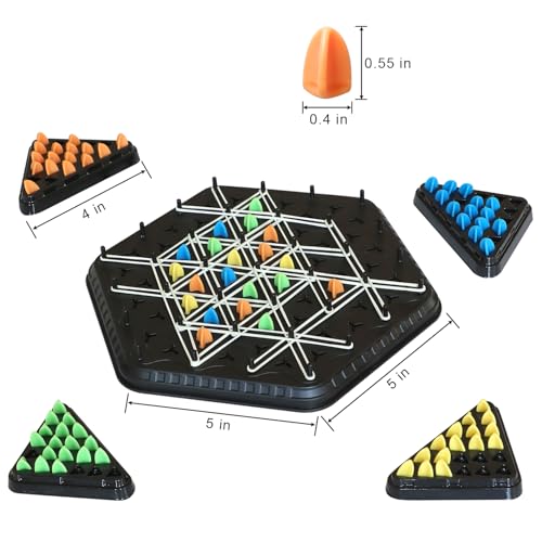 Chain Triangle Chess Game para 2 Jugadores miniatura 4