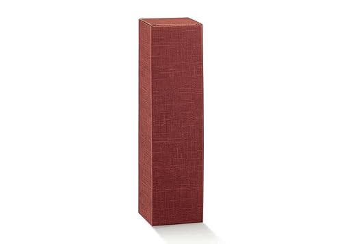 5 Boxen für 1 Flasche Champagnotta Wein Robuste Weihnachten Karton gekoppelt Champagner Sekt cm 10 x 10 x 34 h BORDEAUX