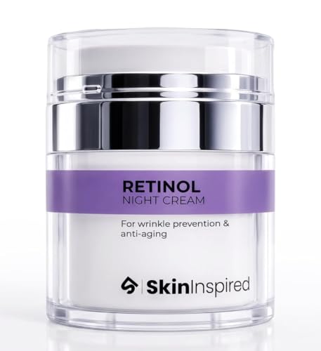 SkinInspired Retinol Night Cream For Wrinkles & Anti-Aging | 0.1%...