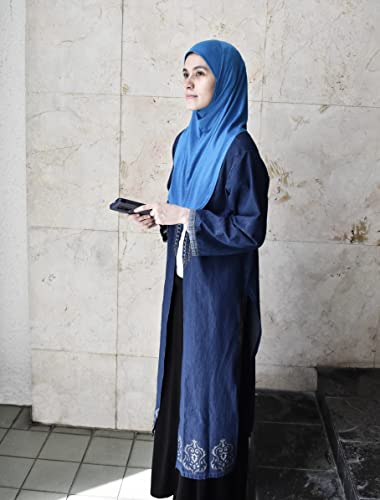 One piece al amira Hijab Instant Head Scarf Cotton Jersey Practical Head Cover(M Size)3