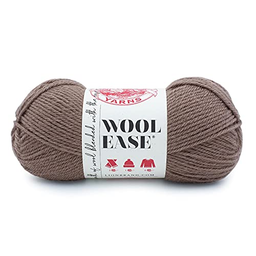 Image of Lion Brand Yarn Wool-Ease Yarn, Worsted-Weight Yarn for Knitting and Crocheting, 1 Pack, Thrush