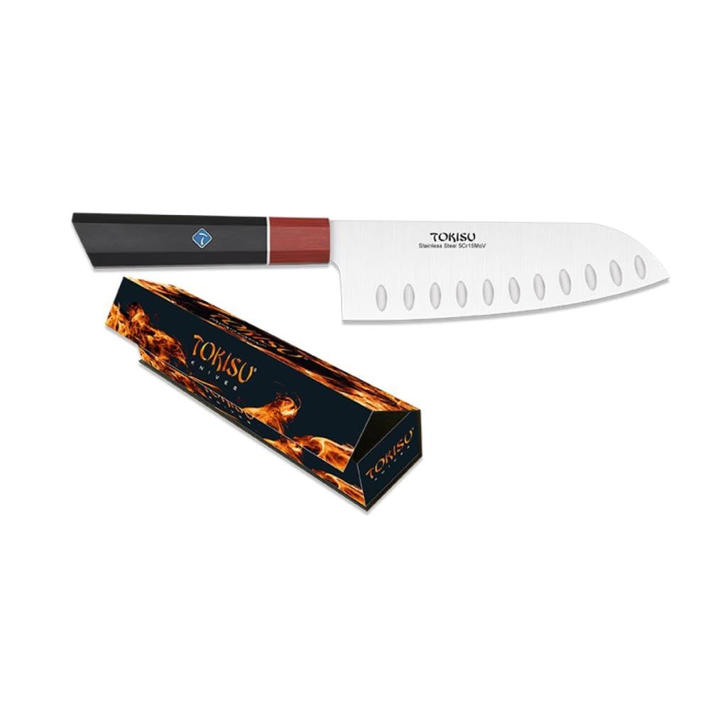 Coltello da cucina Giapponese professionale tokisu SANTOKU 30cm Lama 17cm per cucinare da chef