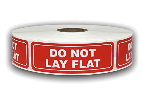 1 Roll 1x3 DO NOT Lay Flat Special Handling Shipping Mailing Stickers with 500 Labels per roll