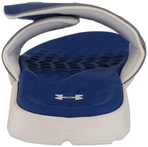 Under Armour Boys' Ignite Pro Slide, (400) Royal/White/White, 4, US - Thumbnail 3