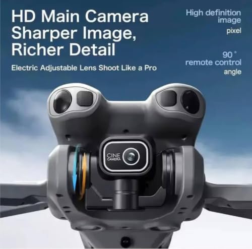 Image of 4k rEmOtE CoNtRoL DuAl cAmErA DrOnE 1080P Wi-fI SeLfIe gEsTuRe rC DrOnE WiTh oBsTaClE AvOiDaNcE BrUsHlEsS MoToR OnE KeY TaKe-oFf & lAnDiNg 4.5 iNcH LcD DiSpLaY (GT50)