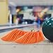 VANZACK Bowling Shoe Covers 2 Pairs Non-Slip Bowling Shoe Covers Shoe Protector Covers Shoes Slider Bowling Accessories for Women and Men Orange