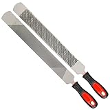 Effizient und vielseitig: Unser Hufschneidewerkzeug verfügt über eine doppelseitige Seite mit feinen und groben Zähnen für eine präzise und einfache Hufpflege