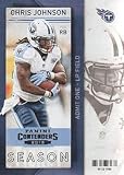 2013 Playoff Contenders Season Tickets #97 Chris Johnson Titans NFL Football Card NM-MT
