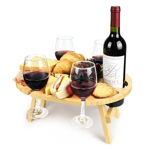 Tirrinia Mini Folding Wine Picnic Table
