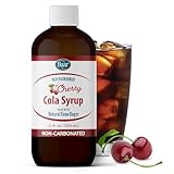 Caffeine Free, Non-carbonated Cherry Cola Syrup with Pure Cane Sugar (No High Fructose Corn Syrup), 12 Oz.