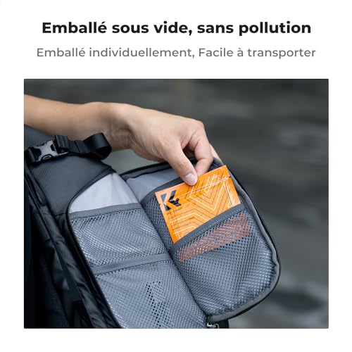 K&F Concept Cache Bouchon Boitier Compatible avec Ricoh GR II/GR III/GR IIIx et 2 x Protection Griffe et Un Courroie Élastique et Un Élastique – vue 2