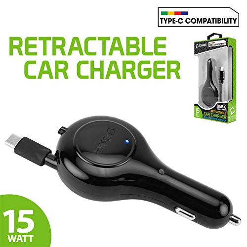 Fast Charging Usb Type-C Retractable Car Vehicle Charger 3Amp (15 Watt) Compatible For Motorola One Hyper One Action One Zoom G7 Play Z3 #TOP7