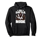 gorilla fashion training manubrio beast gym fitness bodybuilding felpa con cappuccio