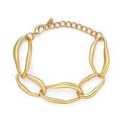 Oval Gold-tone Link