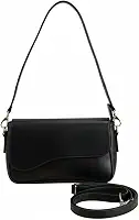 Bolsa Feminina Baguete Transversal Ombro Tiracolo Lisa Gabriela Ribeiro