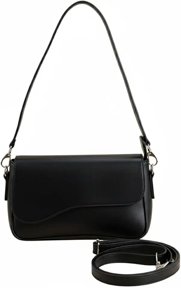 Bolsa Feminina Baguete Transversal Ombro Tiracolo Lisa Gabriela Ribeiro