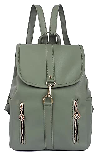 Alina Casual Backpack For Casual Backpack Girls Bags For School, College, Tuition, office, Women’s Ladies Fashion PU Leather