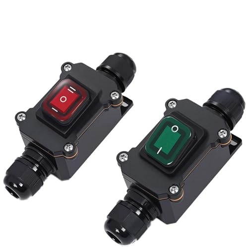 Interrupteur intermédiaire 12V 24V 220V étanche 30A pour boîte de jonction