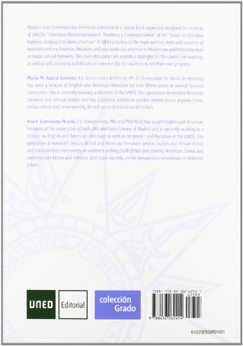 Modern and contemporary american literature (GRADO)