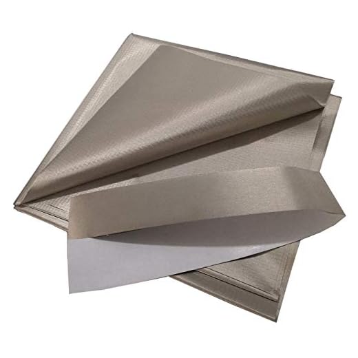 Block EMF RFID EMI RF Shielding Conductive Copper Nickel Fabric for Smart Meter RF Blocking Plaid Ripstop Type 197"x43" inch with 2x40"inch Conductive Tape