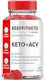 KeepFitKeto ACV Gummies for Weight Loss, Advanced Keto Formula to Keep Fit, Premium Apple Cider Vinegar, Natural Keto Plus ACV Gummy, Official Keto ACV Gomitas (60 Gummies)
