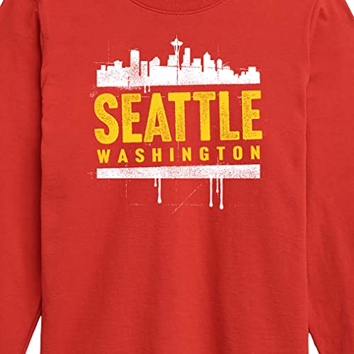 Instant Message - Seattle, Washington - Toddler & Youth Long Sleeve Graphic T-Shirt3