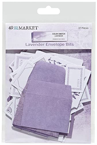 49 AND MARKET Color Swatch: Lavender Envelope Bits, Multicolor