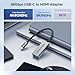 Cable Matters 48Gbps Unidirectional USB C to HDMI 2.1 Adapter, Supports 8K 60Hz / 4K 240Hz HDR, Thunderbolt 4 to HDMI2.1, HDMI 2.1 to USB C Adapter, Thunderbolt 5 Compatible - up to 4K@60Hz for macOS