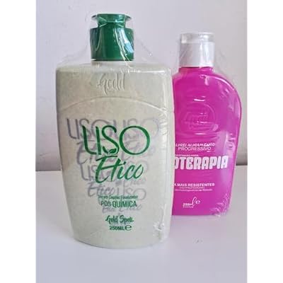 Kit Gold Spell / Progresive Everk Nova Fioterapi@ + Ethical Straightening Gold Spell - Straight and Frizz-Free Hair / Brazilian Keratin