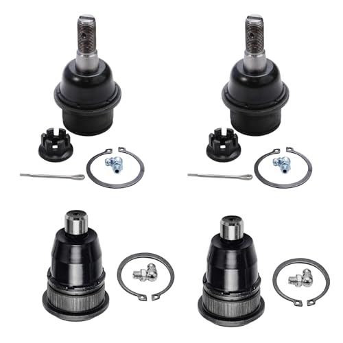 Image of Detroit Axle - Front Rear Suspension Kit for Chevrolet Trailblazer EXT SSR GMC Envoy XUV Buick Rainier Saab 9-7x Control Arms Ball Joints Sway Bars Outer & Inner Tie Rods Boots Replacement - 18pc
