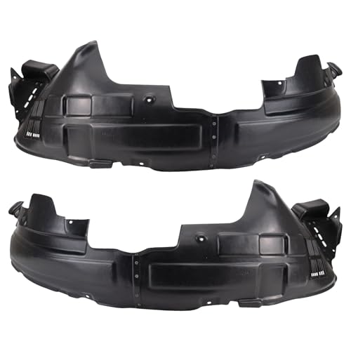 Image of TRQ Front Inner Fender Liner Set Compatible with 2011-2013 Kia Sorento KI1248141 KI1249117