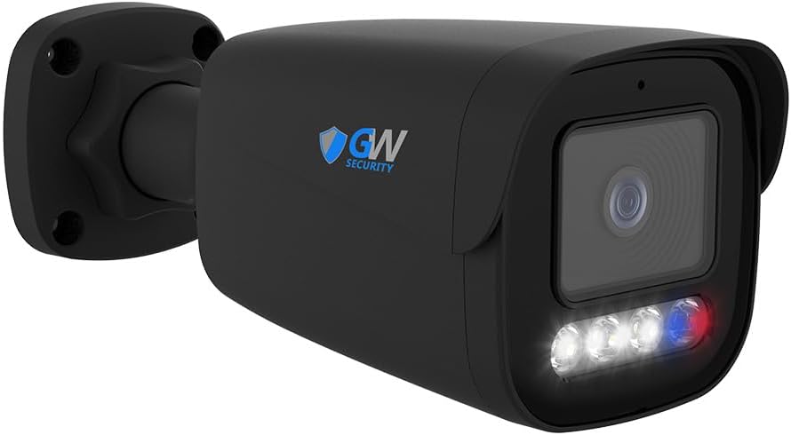 Gw Security 16 Channel Nvr 8mp 4k Security Camera System - 8 x 8mp Human Vehicle Smart Ai Detection Outdoor Indoor Poe Ip Full Time Color Night Vision Turret Camera