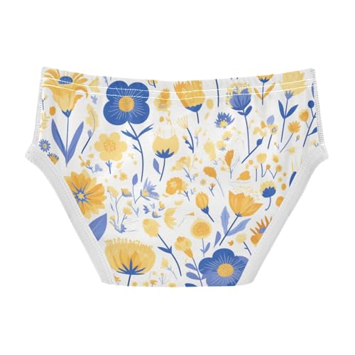 KLL Seamless Wild Flowers Farmhouse Boys Toddler Pure Cotton Training Underwear Breathable Undies2