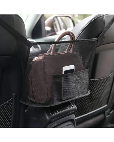 Filet de rangement siège auto pour stopper les animaux et fixer les sacs